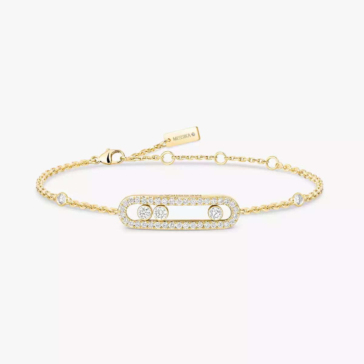 [Auream]Pavé Baby Move Diamond Bracelet