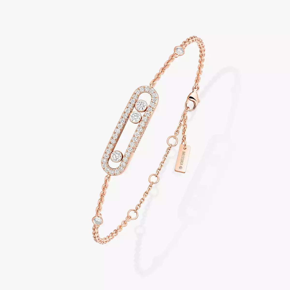 [Auream]Pavé Baby Move Diamond Bracelet
