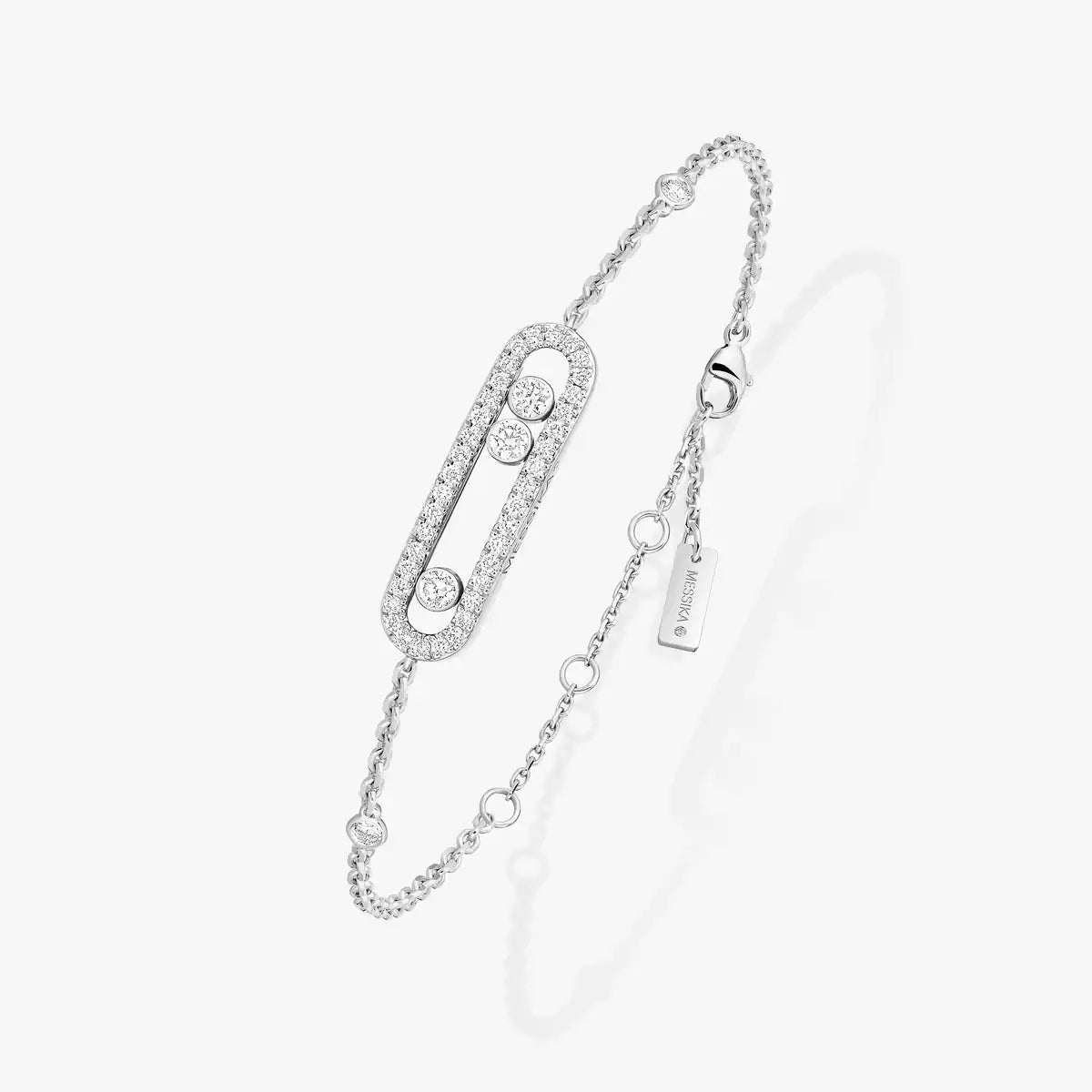 [Auream]Pavé Baby Move Diamond Bracelet