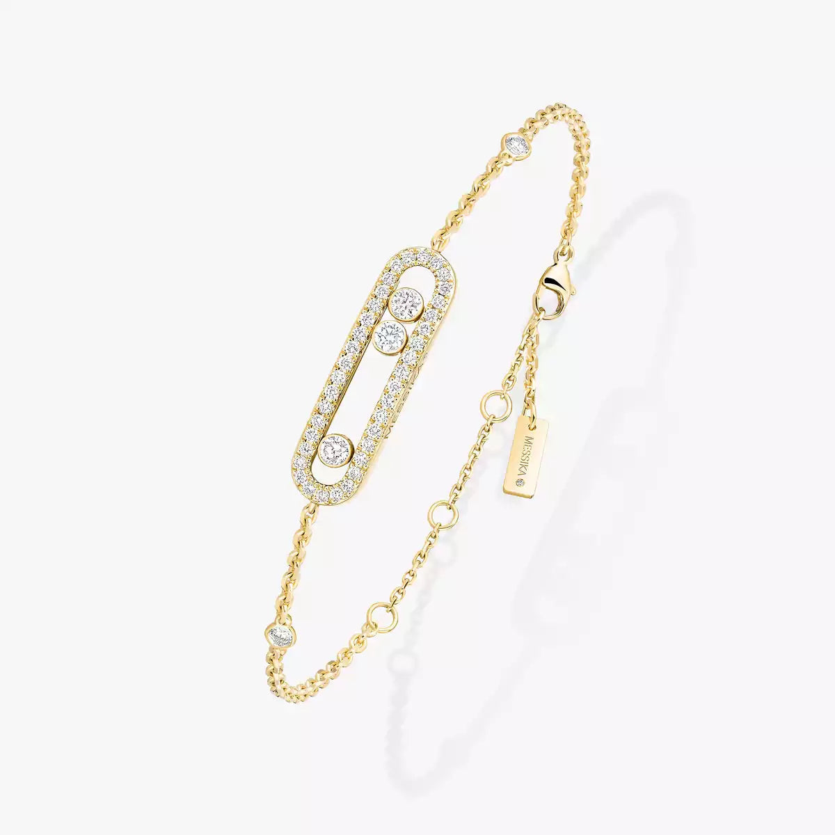 [Auream]Pavé Baby Move Diamond Bracelet