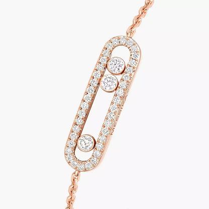 [Auream]Pavé Baby Move Diamond Bracelet