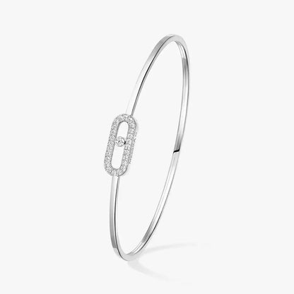 [Auream]Move Uno pavé flex bangle medium