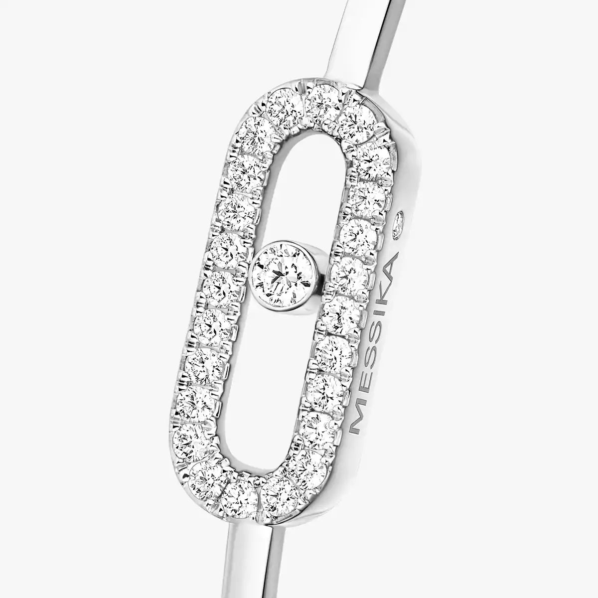 [Auream]Move Uno pavé flex bangle medium