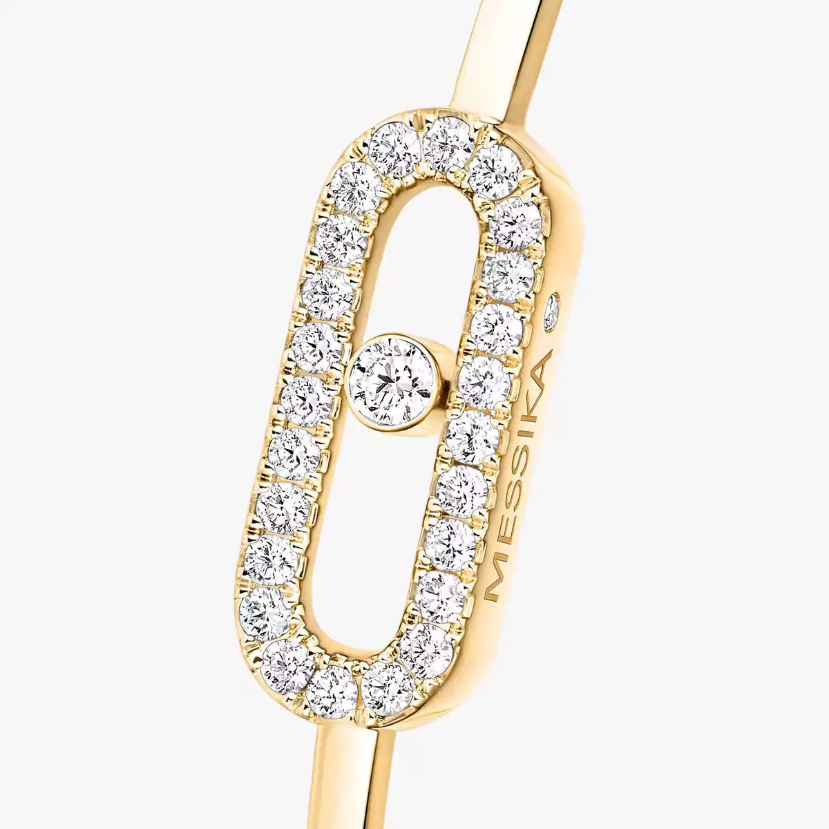 [Auream]Move Uno pavé flex bangle medium