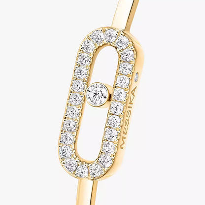 [Auream]Move Uno pavé flex bangle medium