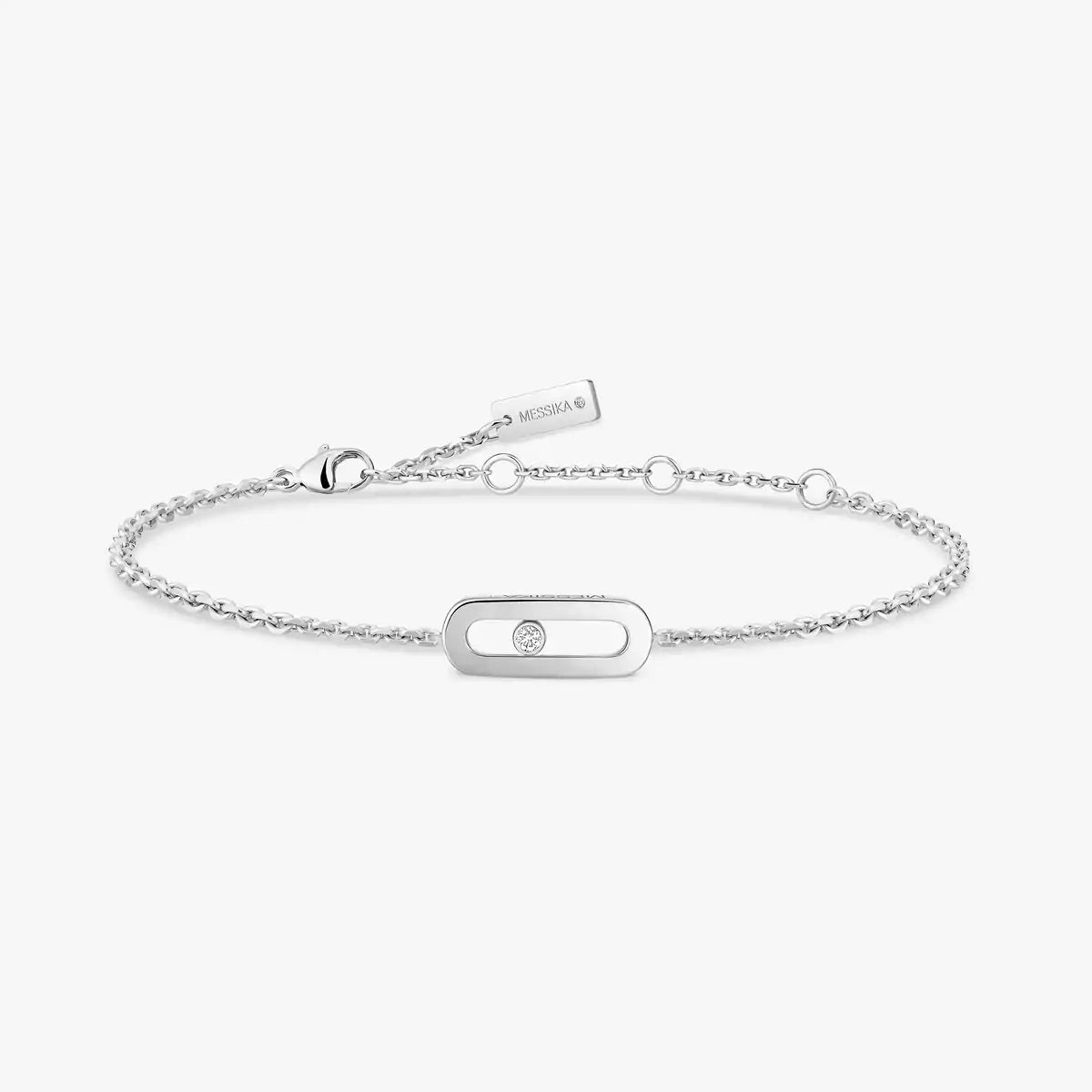 [Auream]Move Uno Diamond Bracelet