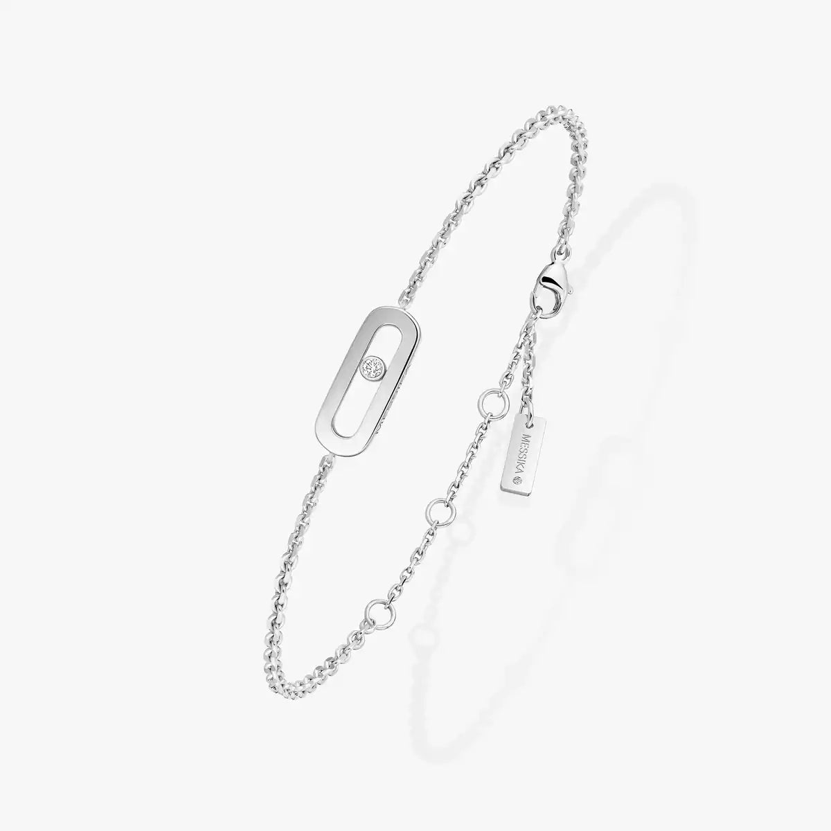 [Auream]Move Uno Diamond Bracelet