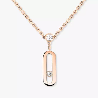 [Auream] Move Uno Diamond Necklace