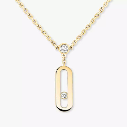 [Auream] Move Uno Diamond Necklace