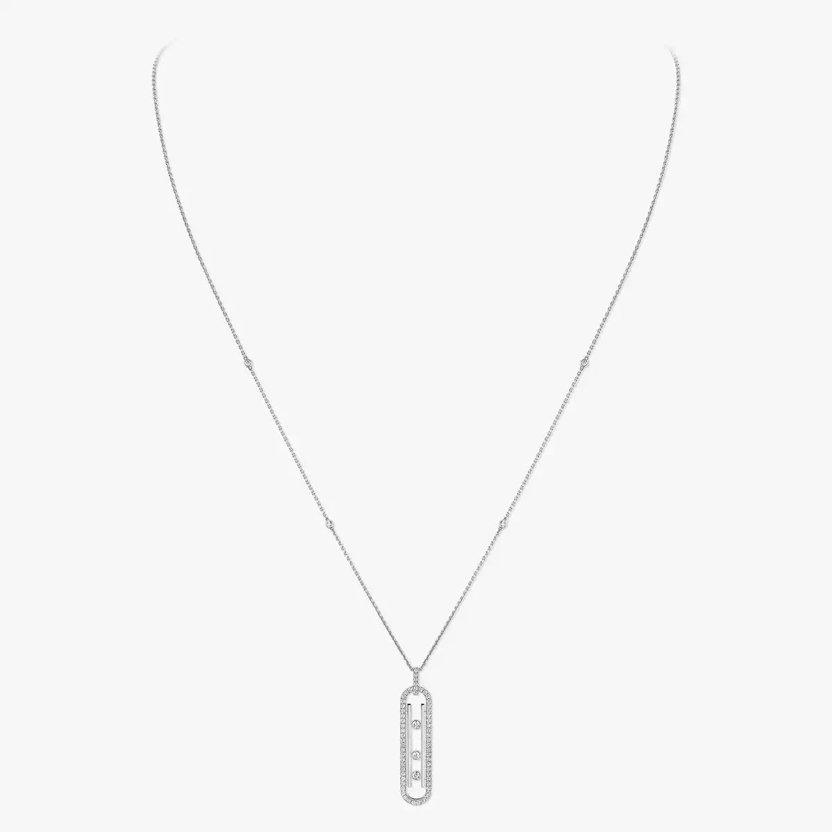 [Auream]Diamond Necklace Move 10Th