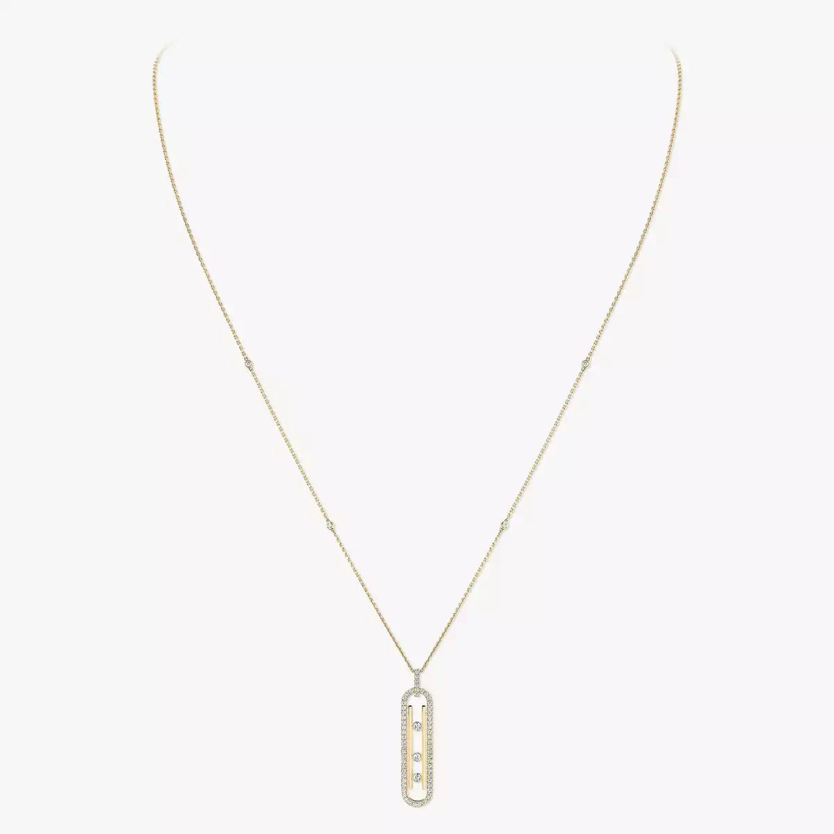 [Auream]Diamond Necklace Move 10Th