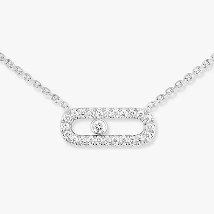 [Auream]Diamond Necklace Move Uno