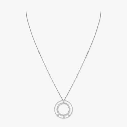 [Auream]Move Romane Long Pave_-Set Diamond Necklace