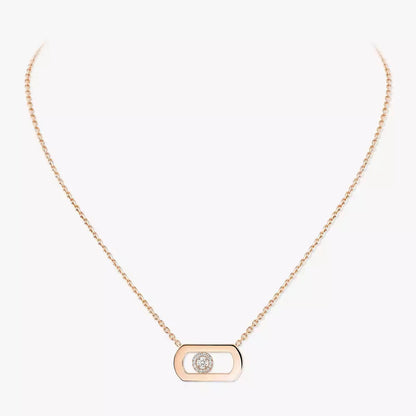 [Auream]So Move Diamond Necklace in Gold