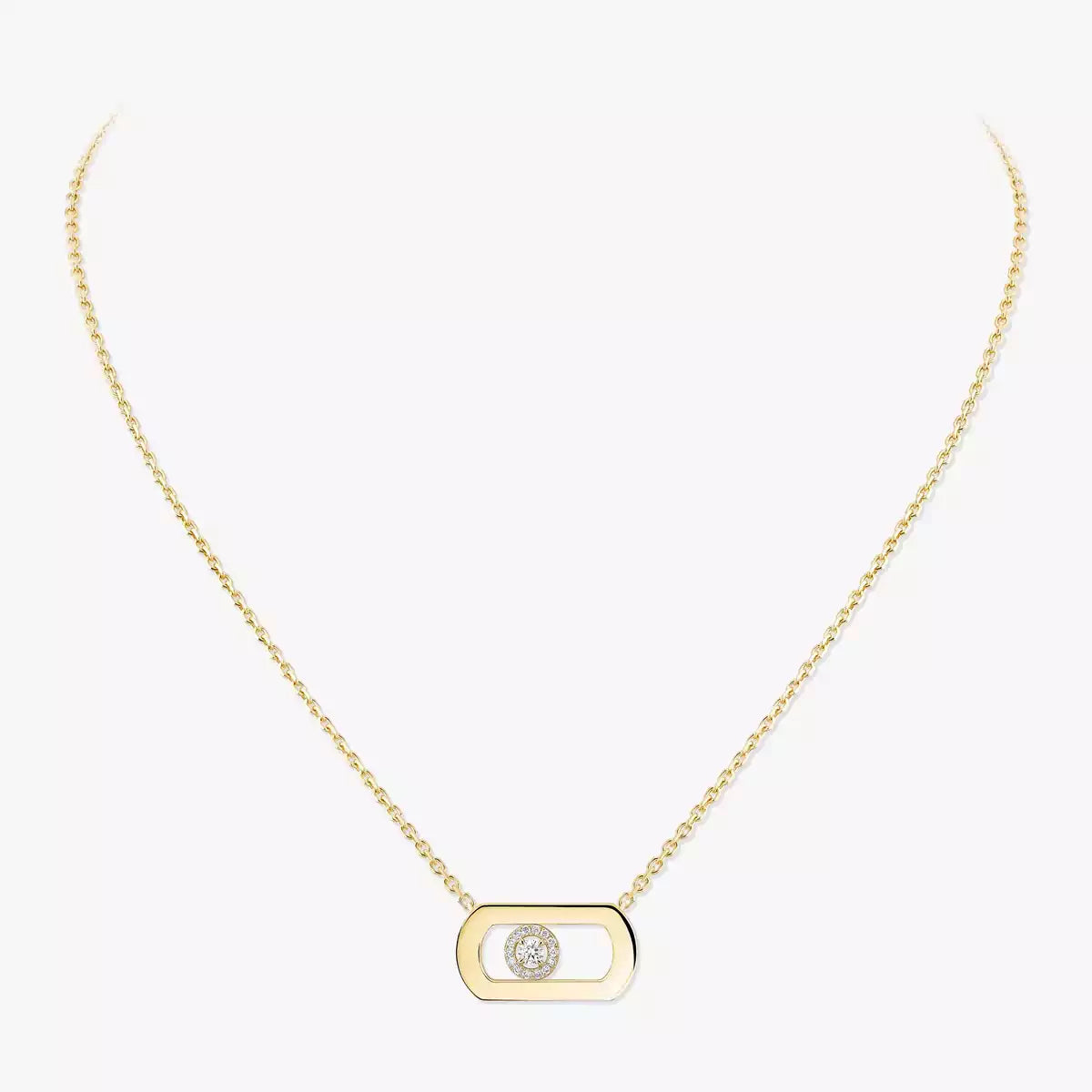[Auream]So Move Diamond Necklace in Gold