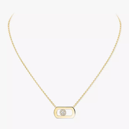 [Auream]So Move Diamond Necklace in Gold