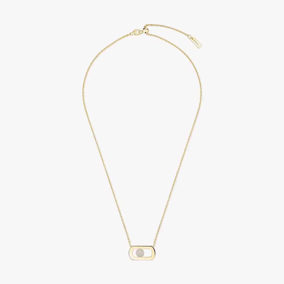 [Auream]So Move Diamond Necklace in Gold