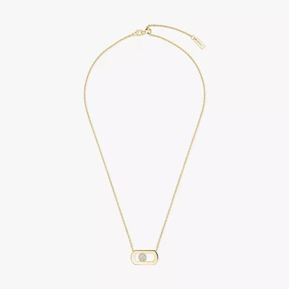 [Auream]So Move Diamond Necklace in Gold
