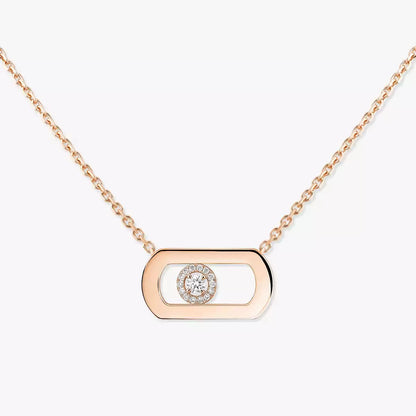 [Auream]So Move Diamond Necklace in Gold