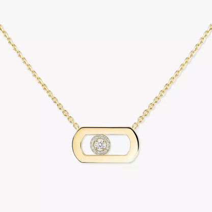 [Auream]So Move Diamond Necklace in Gold