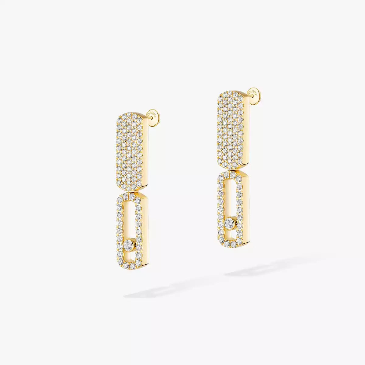 [Auream]Imperial Move SM Diamond Earrings