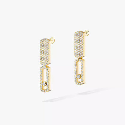 [Auream]Imperial Move SM Diamond Earrings