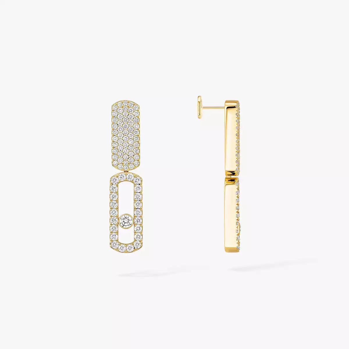 [Auream]Imperial Move SM Diamond Earrings