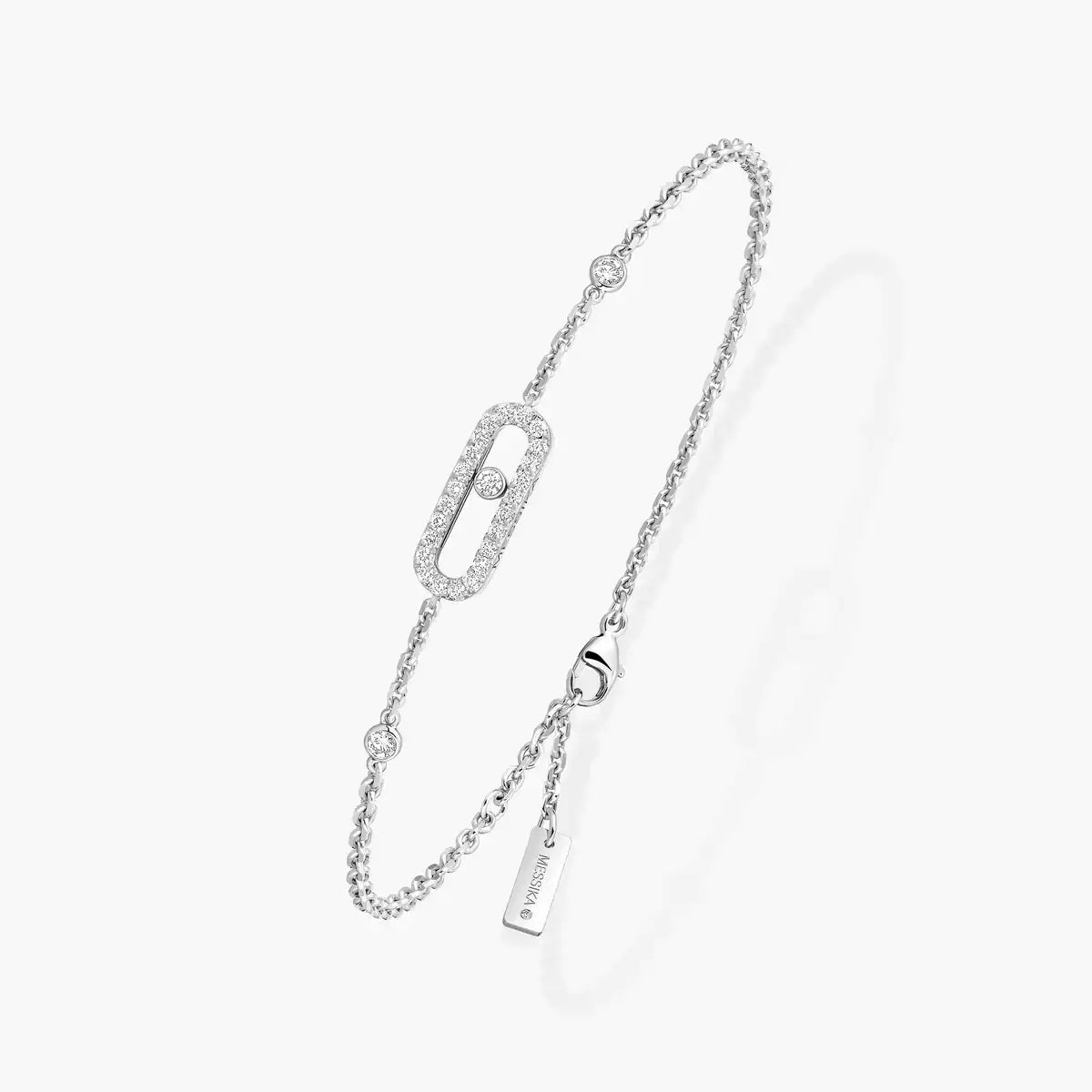 [Auream]Move Uno Diamond Bracelet