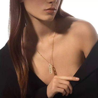 [Auream]Diamond Necklace Move 10Th