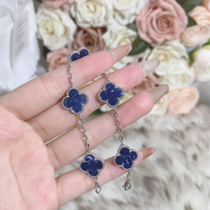 [Auream]CLOVER 5 MOTIF PIETERSITE BRACELET COLLECTION