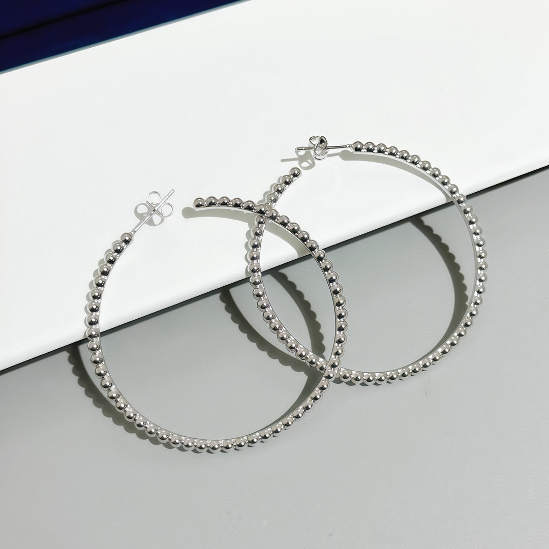 [Auream] SMOOTH BEAD STUD EARRINGS