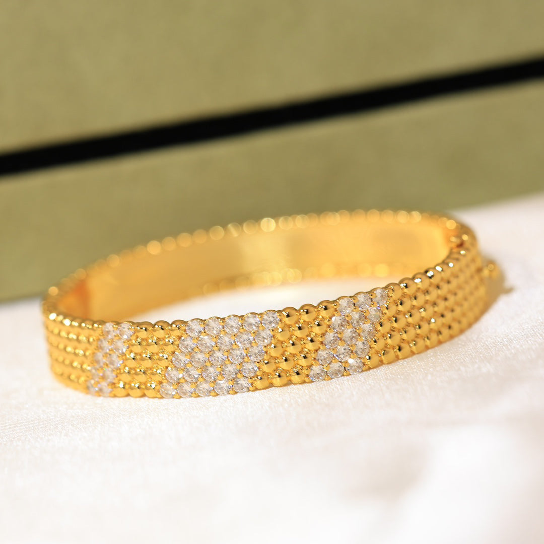 [Auream]  FIVE-ROW DIAMOND BRACELET