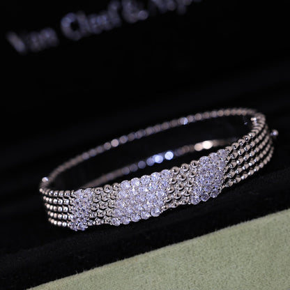 [Auream]  FIVE-ROW DIAMOND BRACELET