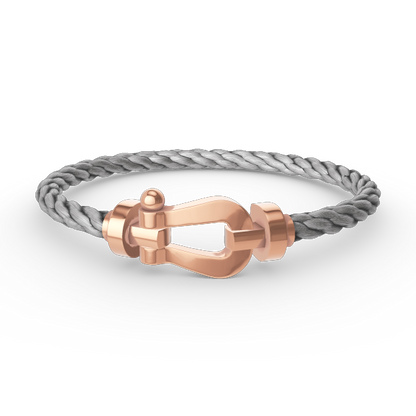 [Auream]FORCE LARGE HORSESHOE NO DIAMOND BRACELET ROSE GOLD