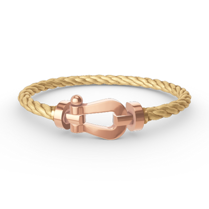 [Auream]FORCE LARGE HORSESHOE NO DIAMOND BRACELET ROSE GOLD