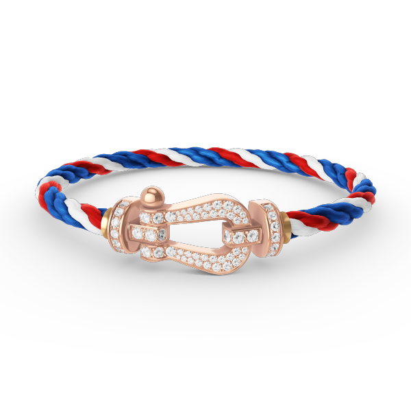 [Auream]FORCE LARGE HORSESHOE FULL DIAMOND BRACELET ROSE GOLD