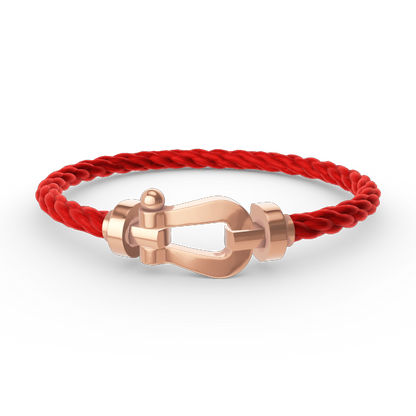 [Auream]FORCE LARGE HORSESHOE NO DIAMOND BRACELET ROSE GOLD