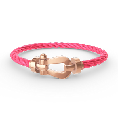 [Auream]FORCE LARGE HORSESHOE NO DIAMOND BRACELET ROSE GOLD
