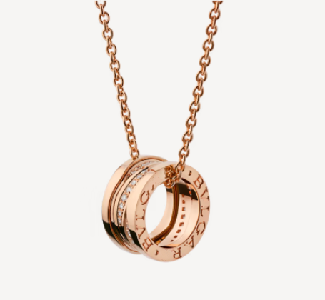 [Auream]ZERO 1 PINK GOLD DIAMOND NECKLACE