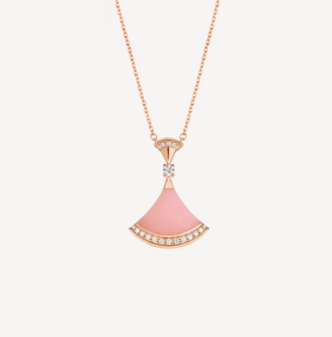 [Auream]DREAM NECKLACE PINK OPAL