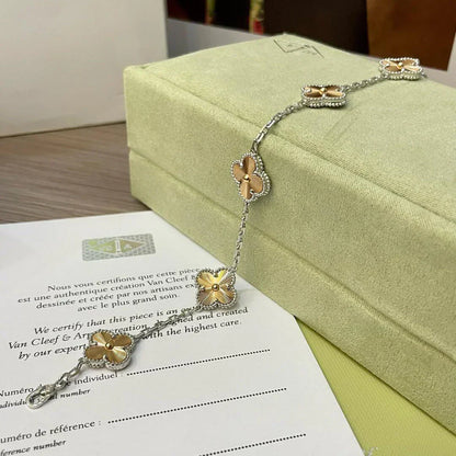 [Auream] CLOVER 5 MOTIF LASER BRACELET COLLECTION