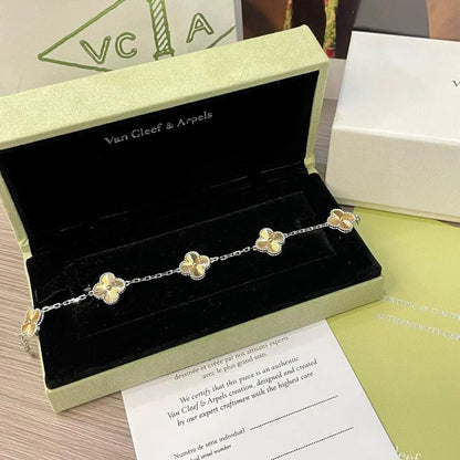[Auream] CLOVER 5 MOTIF LASER BRACELET COLLECTION