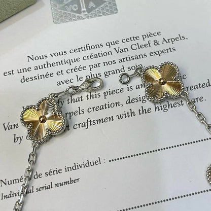 [Auream] CLOVER 5 MOTIF LASER BRACELET COLLECTION
