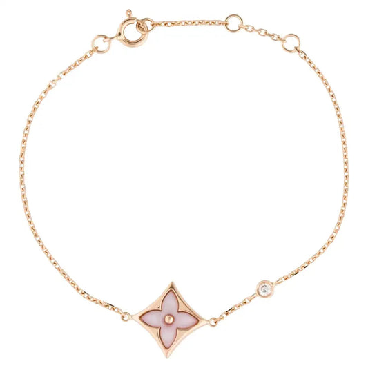 [Auream]STAR 1 DIAMOND PINK GOLD BRACELET