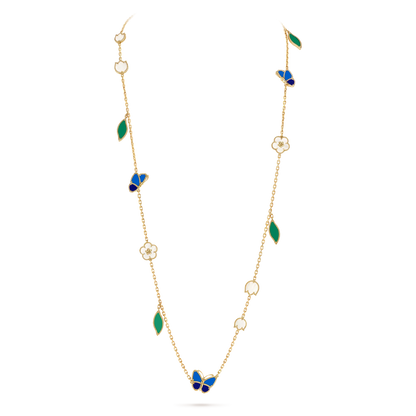 [Auream] 26 NEW CLOVER 15 MOTIFS LUCKY NECKLACE