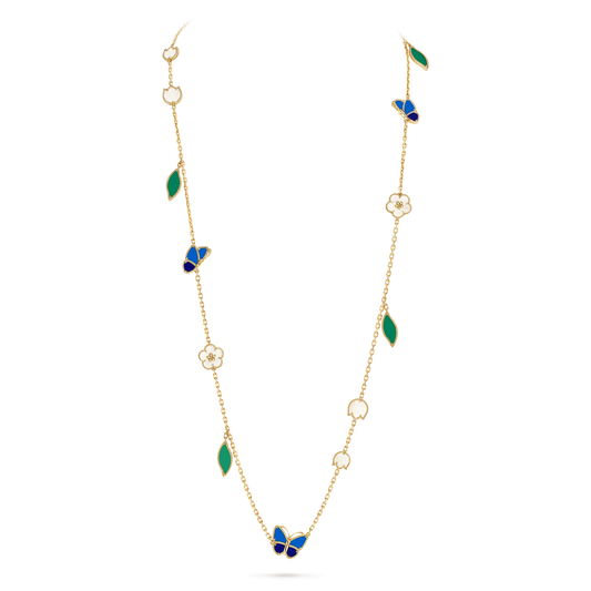 [Auream] 26 NEW CLOVER 15 MOTIFS LUCKY NECKLACE