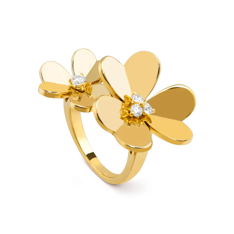 [Auream]CLOVER COMOS GOLD DIAMOND RING