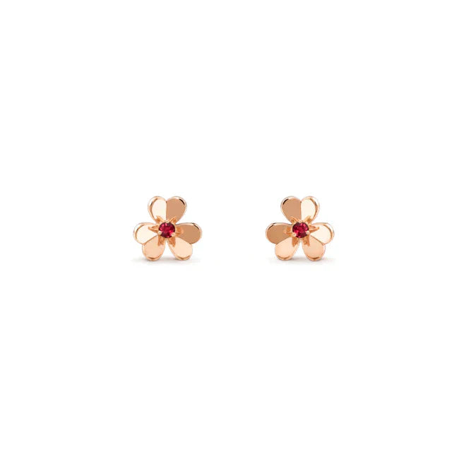 [Auream]FRIVOLE  FLOWER PINK EARRINGS