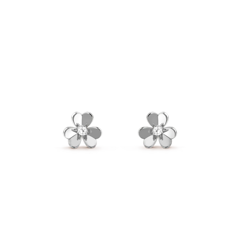 [Auream]FRIVOLE MINI SILVER FLOWER EARRINGS