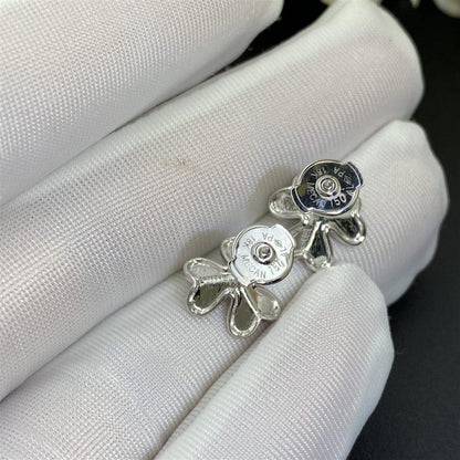 [Auream]FRIVOLE MINI SILVER FLOWER EARRINGS